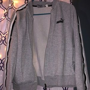 Grey puma jacket